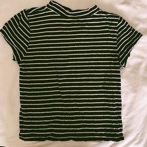 Black and white striped top!